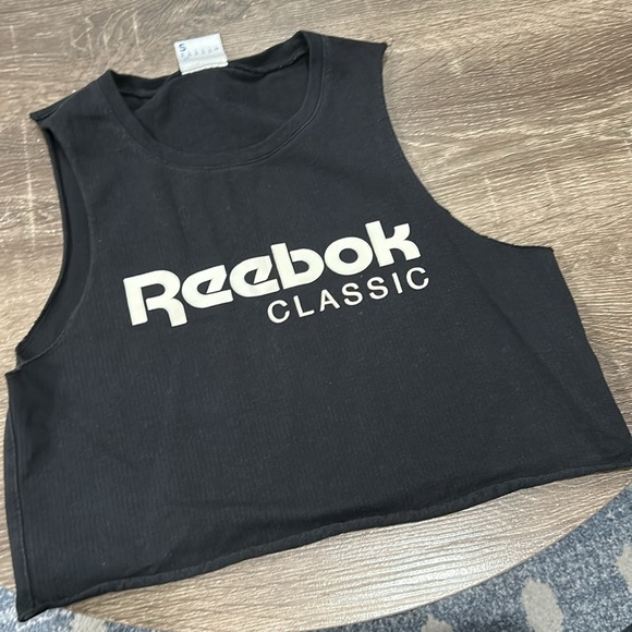 Reebok Tops - Rare Sample Vintage Reebok Classic Crop Top Muscle Tee